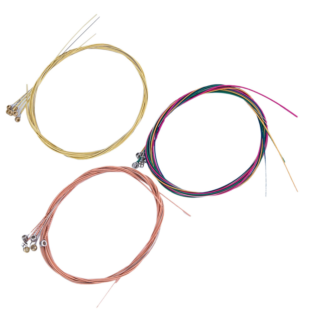 Musical Instrument Strings - Senar Gitar Folk Berwarna Merah Tembaga