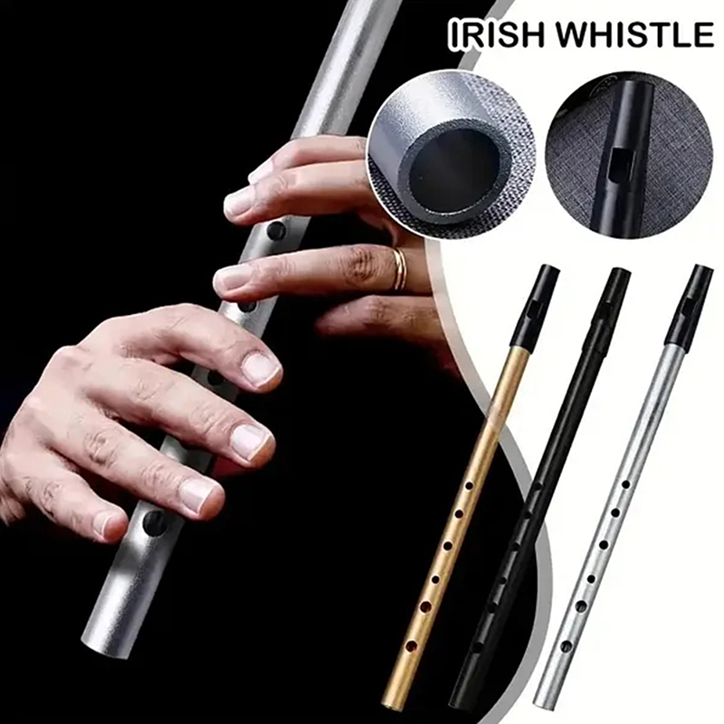 Musical Instrument Irish - 1 Buah Peluit Kuningan C/D Key