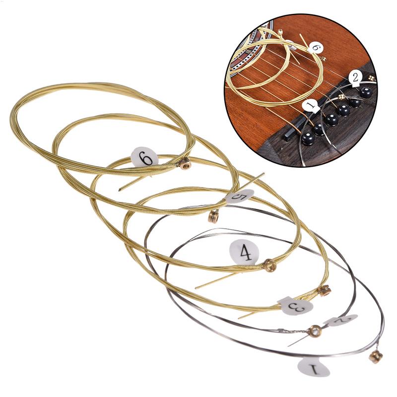 Musical Instrument Strings - Promo panas 6pcs/set Senar Gitar Akustik