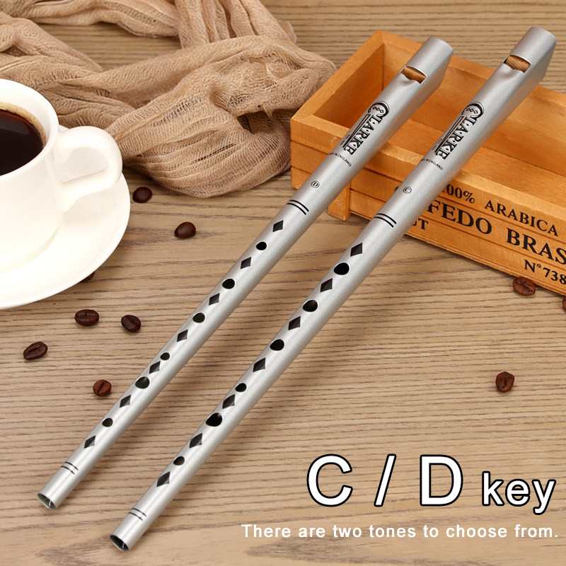 Musical Instrument Irish - Seruling Tradisional Clarke Perak Kunci C/D