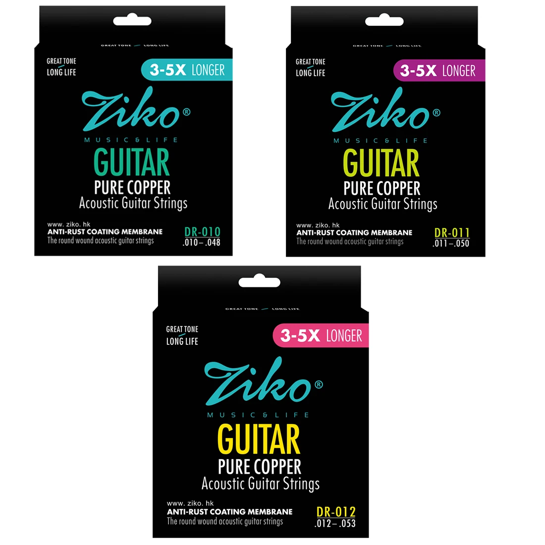 Musical Instrument Strings - ZIKO senar gitar akustik, aksesoris senar