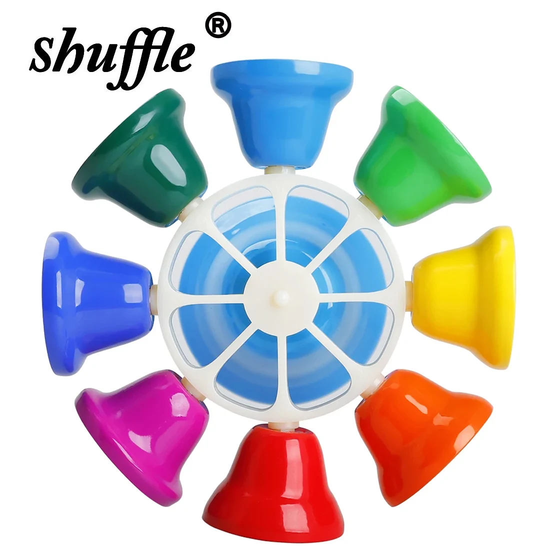 Musical Instrument For Babies - Orff 8-Note bel tangan berputar jam
