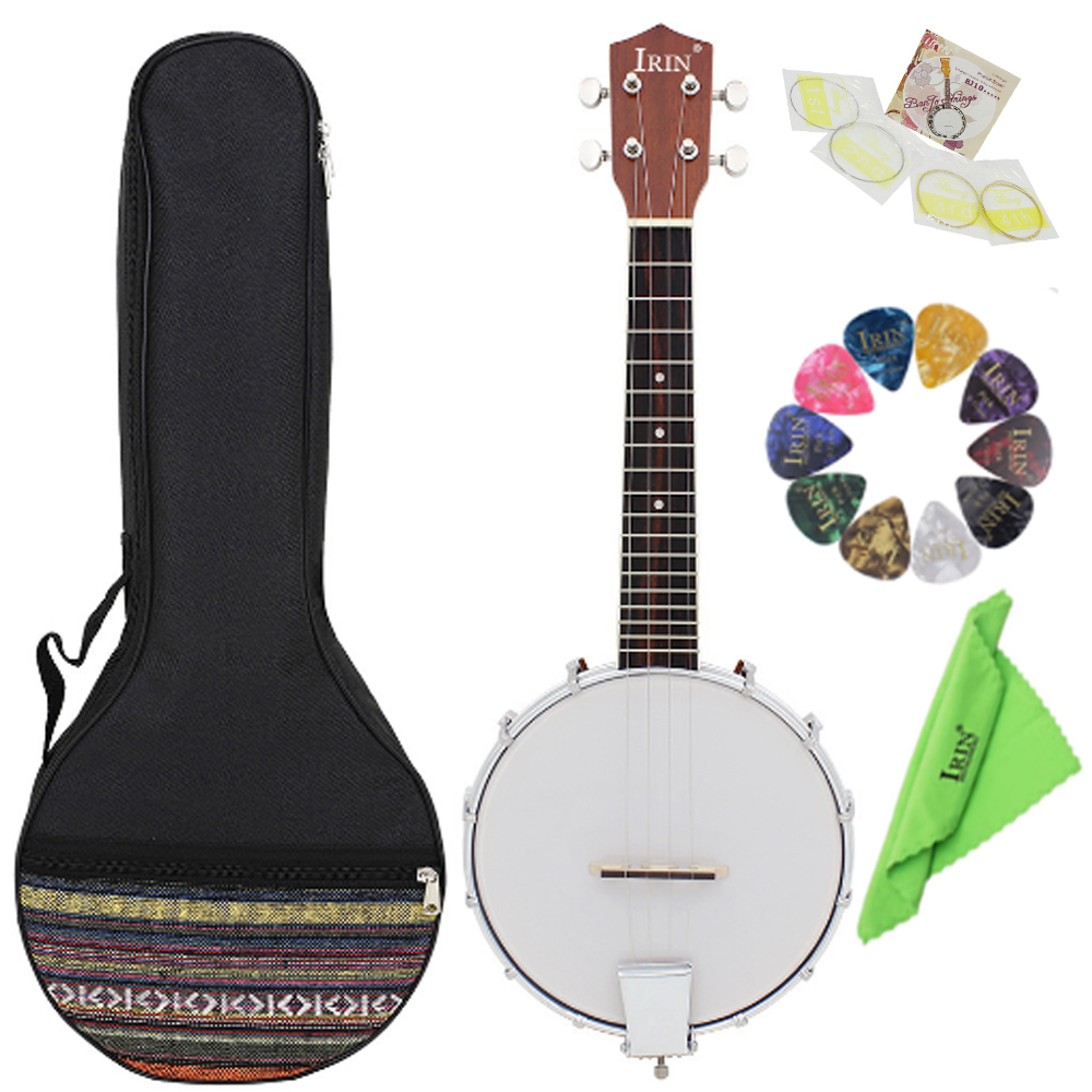 Musical Instrument Irish - IRIN instrumen senar Banjo 4 senar,