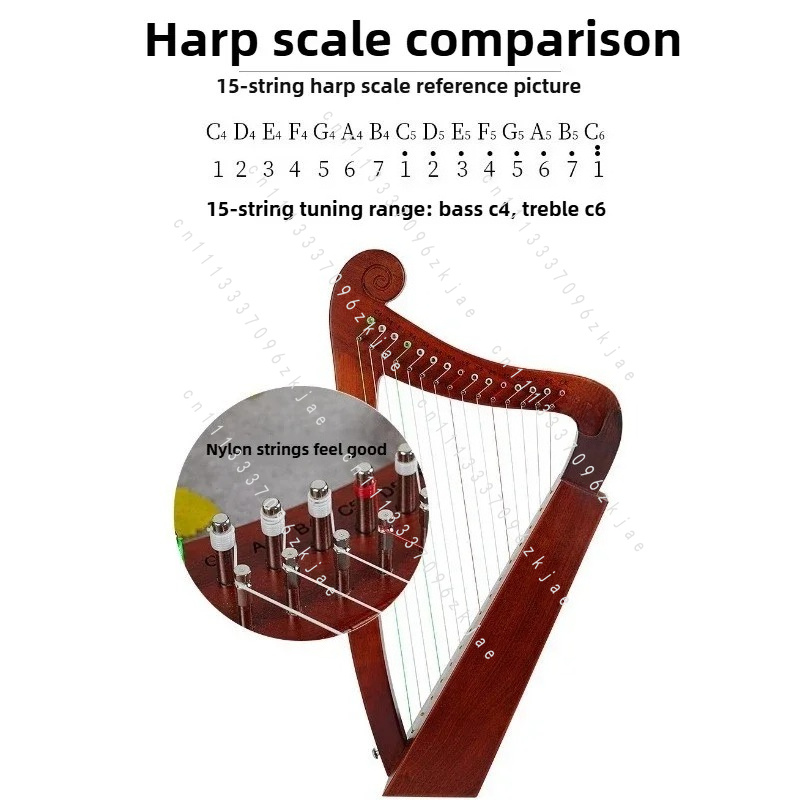 Harpa 15 Nada Buatan Tangan un - Musical Instrument Strings ulasan dan harga