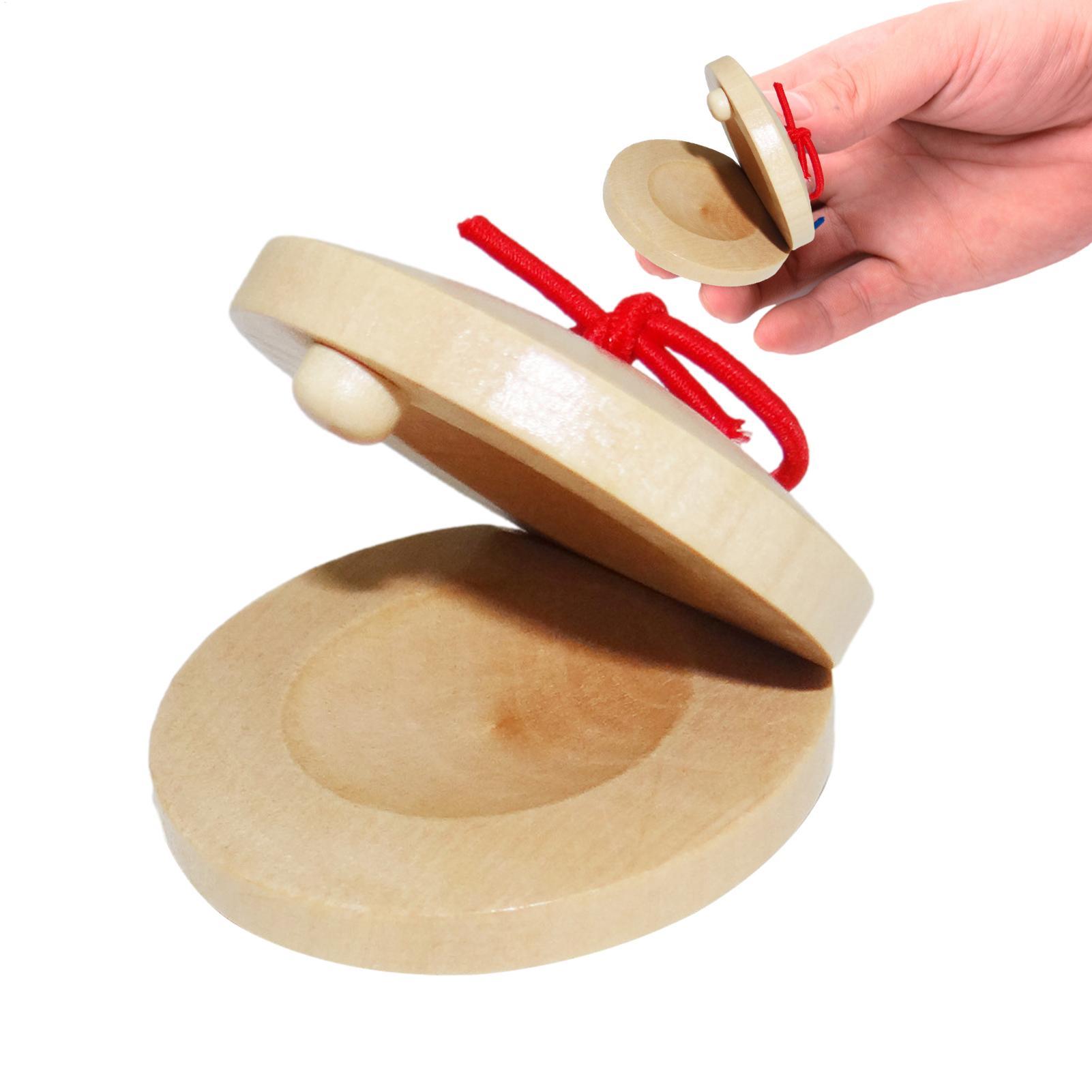Kastanet Kayu Alat Musik Anak- - Musical Instrument For Babies ulasan dan harga