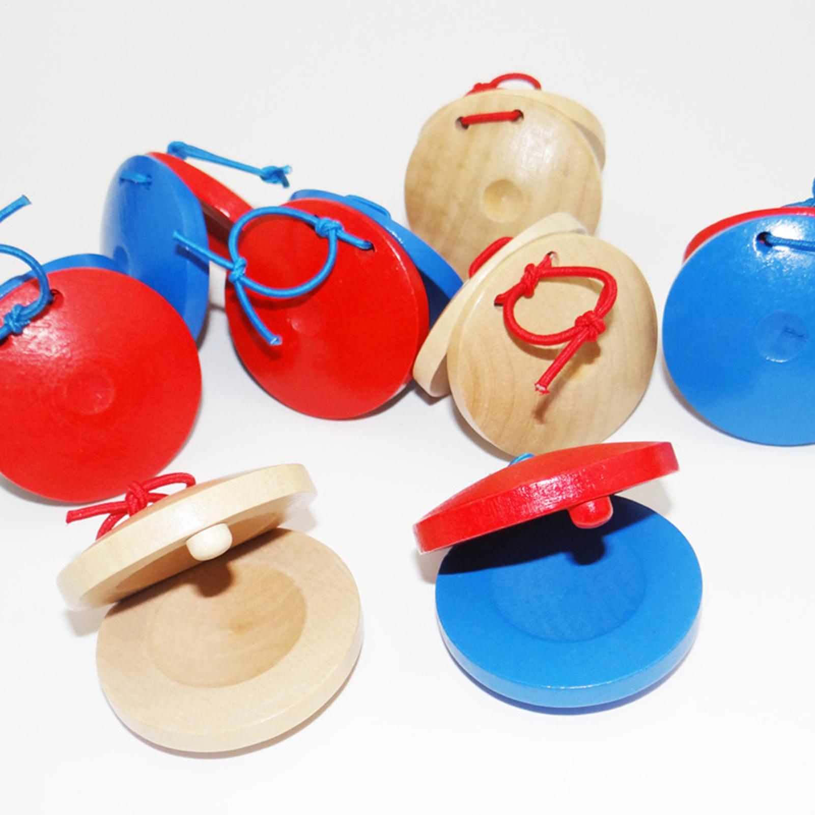 Kastanet Kayu Alat Musik Anak- - Musical Instrument For Babies ulasan dan harga