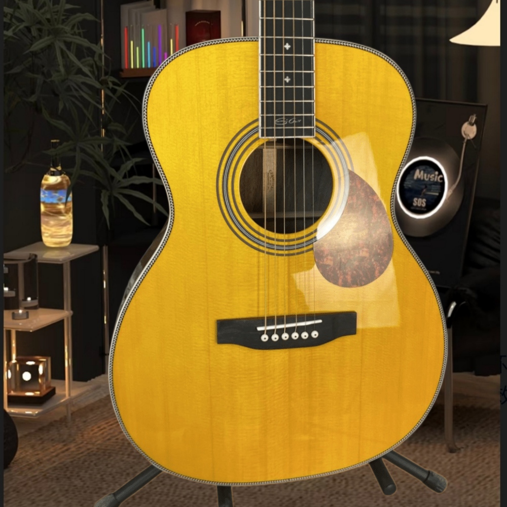 Gitar Akustik Kuning Buatan Ta - Musical Instrument Strings ulasan dan harga