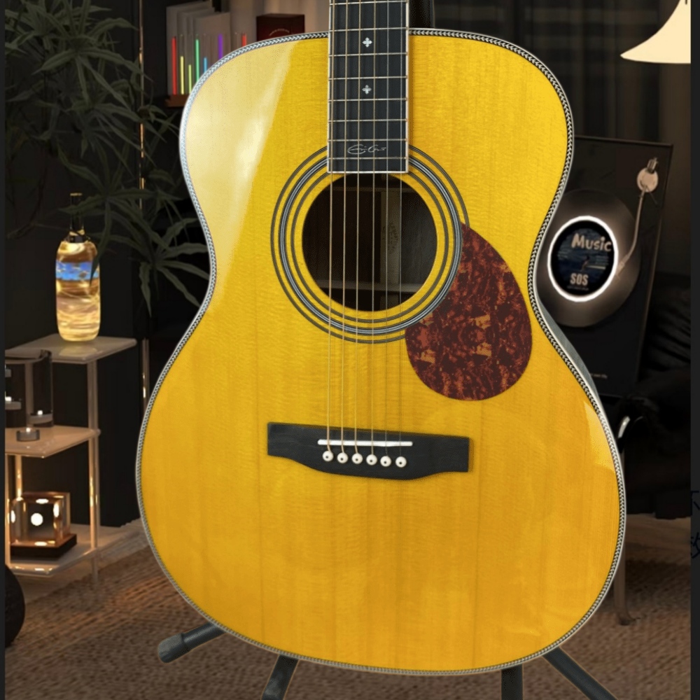 Gitar Akustik Kuning Buatan Ta - Musical Instrument Strings ulasan dan harga