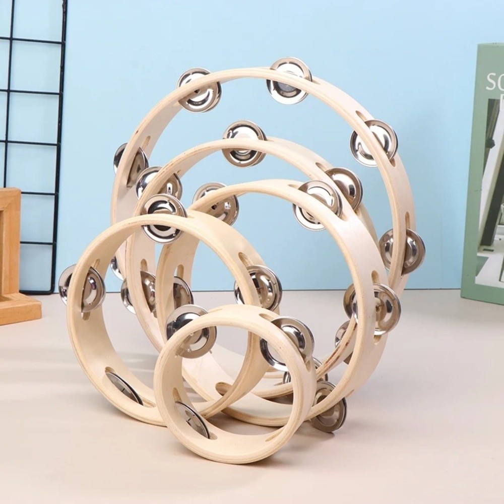 Drum Tangan Kayu Baru Ukuran 4 - Musical Instrument For Babies ulasan dan harga
