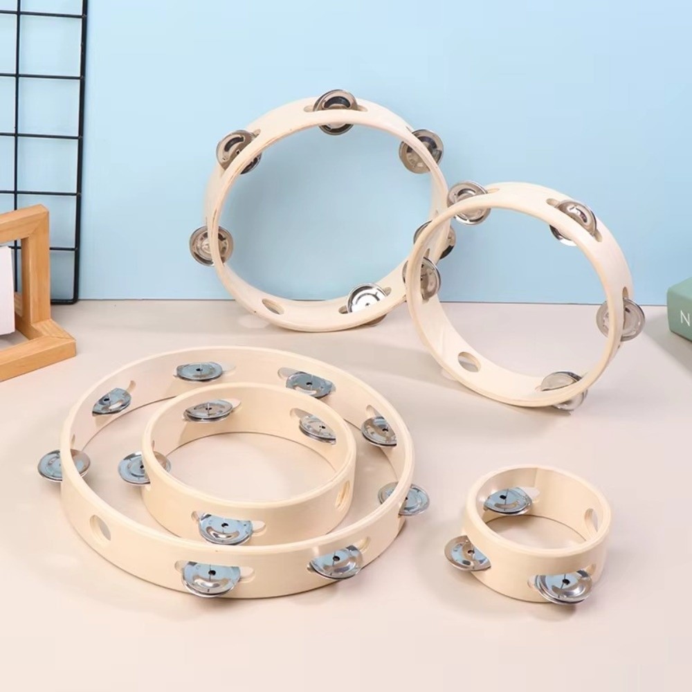 Drum Tangan Kayu Baru Ukuran 4 - Musical Instrument For Babies ulasan dan harga