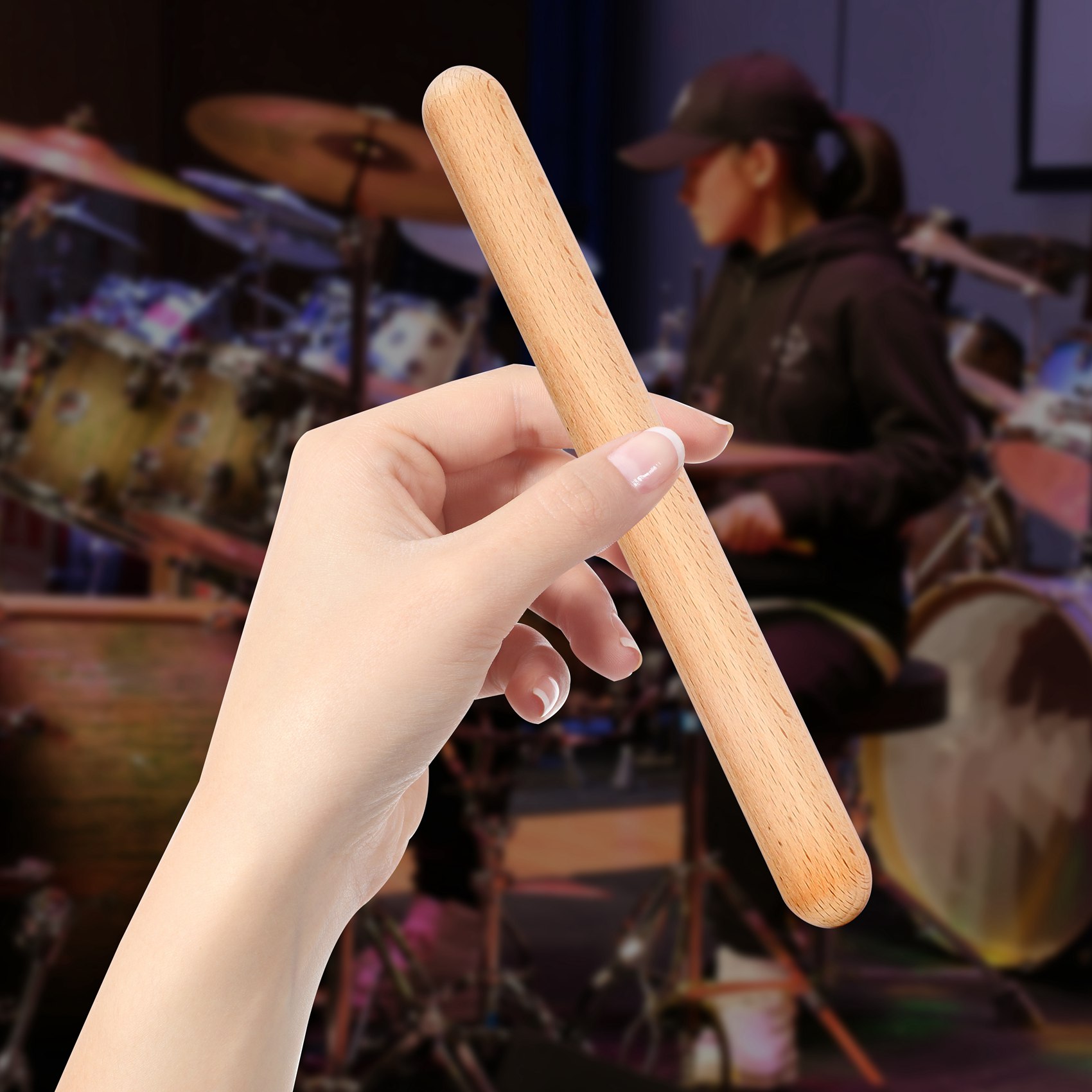 L79A 6 Pasang Tongkat Kayu Ala - Musical Instrument Percussion ulasan dan harga