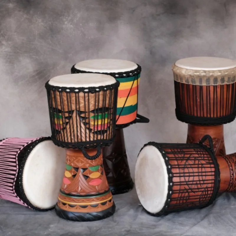 12 Inch Djembe Mahogany Africa - Musical Instrument Percussion ulasan dan harga