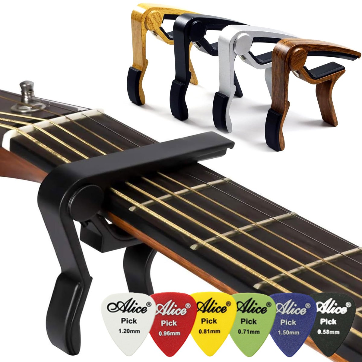 Capo Gitar Quick Change Black  - Acoustic Guitar Dreadnought ulasan dan harga